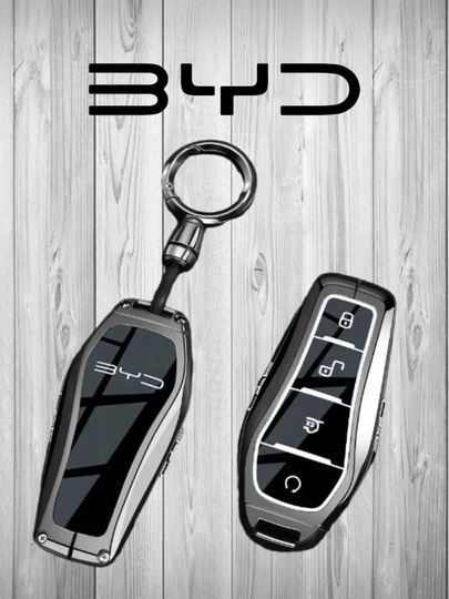 Металлический защитный чехол для ключа BYD, с точной посадкой — 77CASES-BMWPMC8-УГОЛЬН