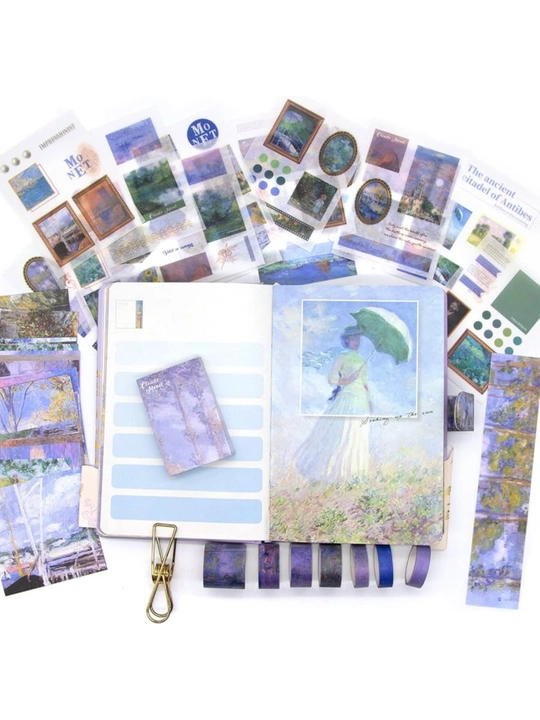 Sovg‘a to‘plami, kanselyariya, ijod uchun, Poplar / Monet badiiy uslubida