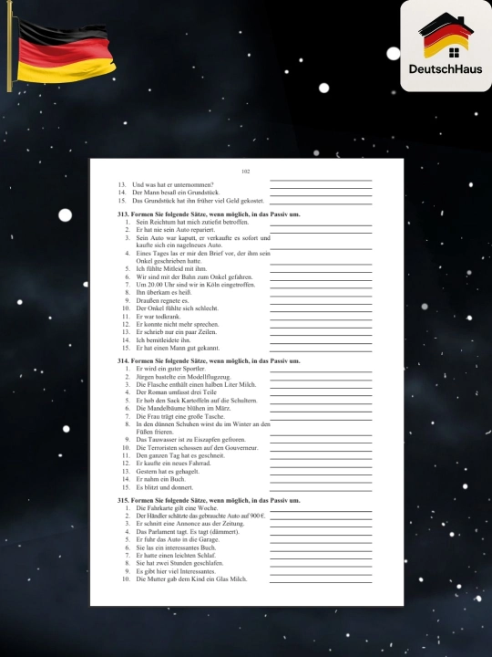 Deutsche Grammatik mashqlar bilan nemis tili kitobi CDsiz