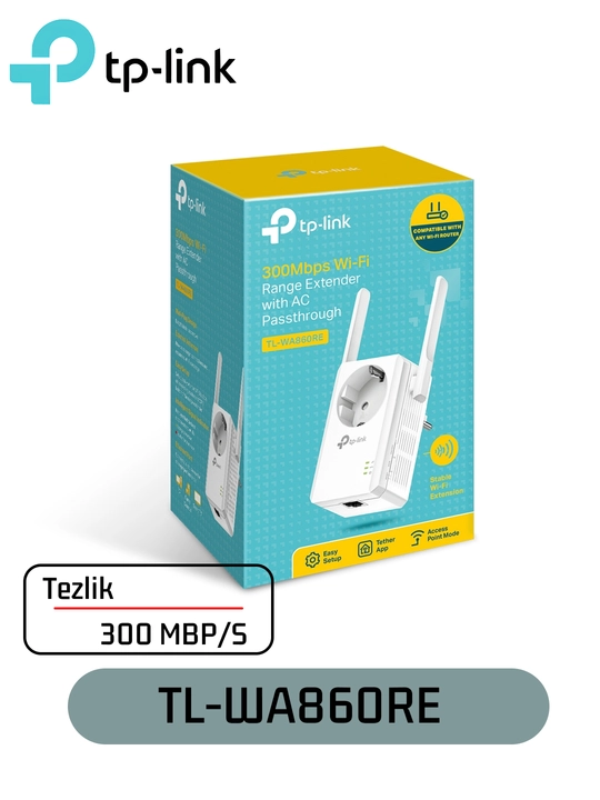 TP-Link TL-WA860RE — усилитель Wi-Fi сигнала (Range Extender) - 