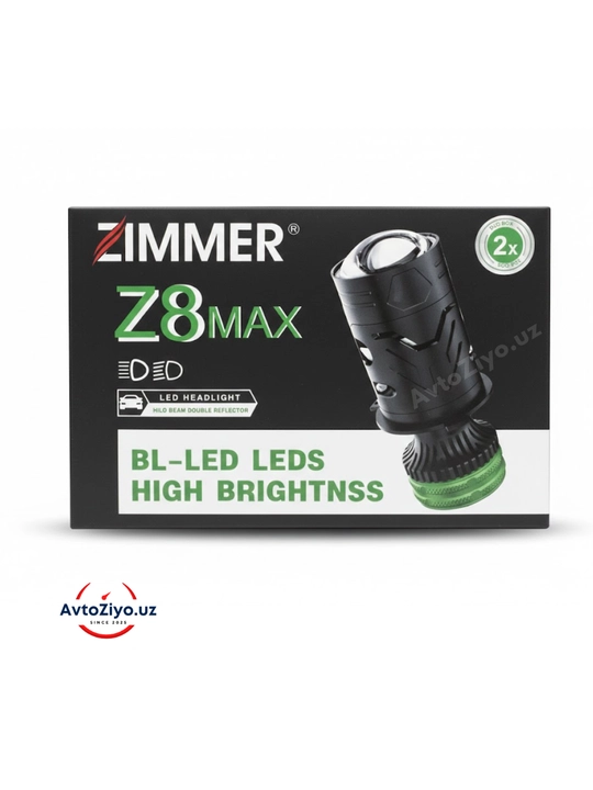 BI-LED Автомобильные лампы Zimmer Z8max, 85 Вт, H4