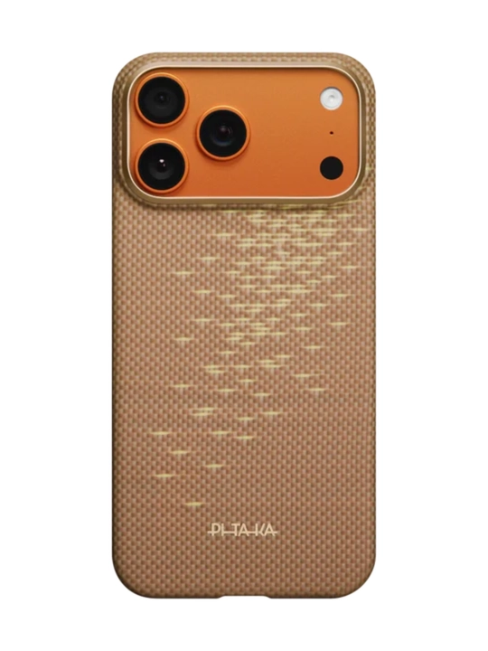 Chexol Pitaka Iphone 17 Pro, Pro Max, Magsafe bilan, ultra yupqa, o'ta mustahkam kevlardan