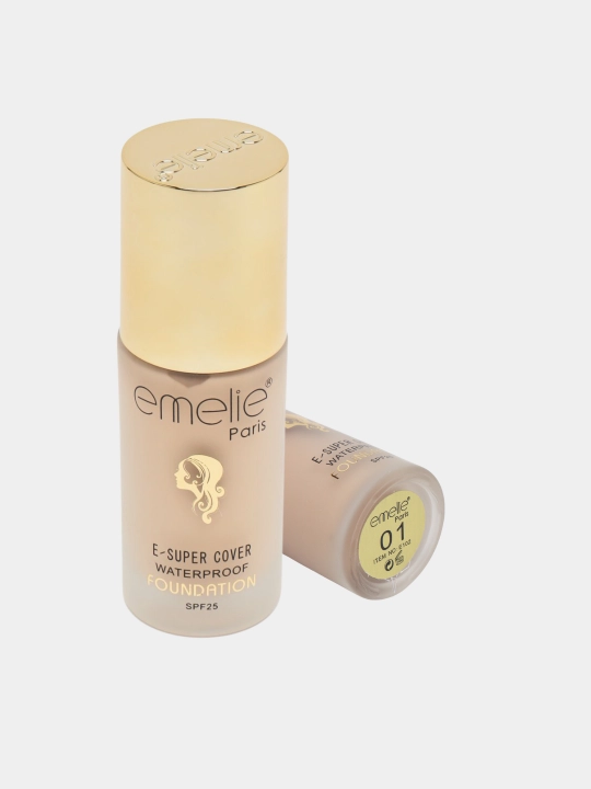 Тональный крем для лица Emelie SPF 25, увлажняющий, матовый тон, 40 мл, 1,3, E-103 