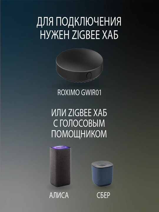 Умный Zigbee датчик протечки воды ROXIMO SZW03