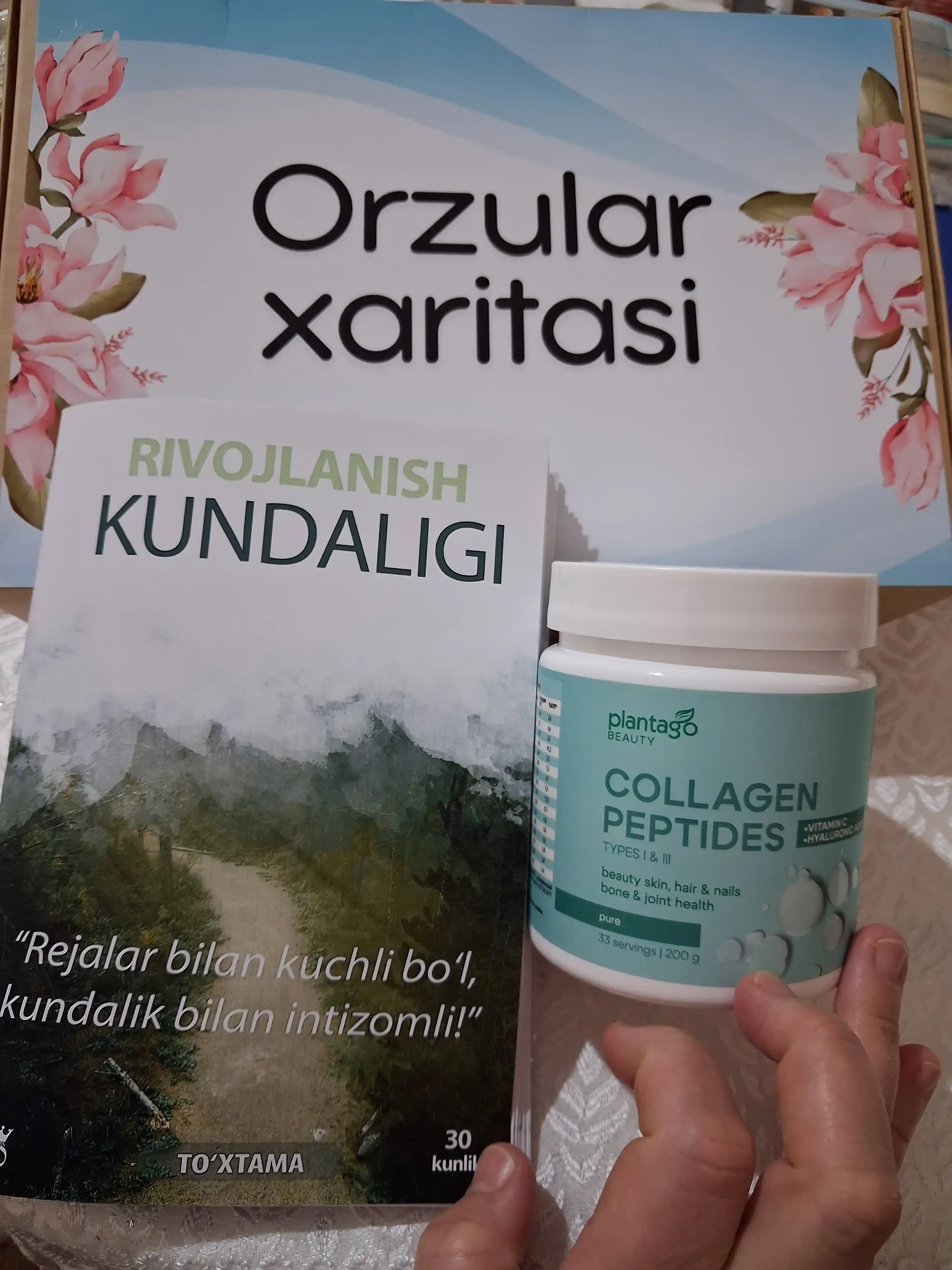 Orzular xaritasi - maqsadlar va muvaffaqiyatni vizualizatsiya qilish uchun sovg‘a to‘plami