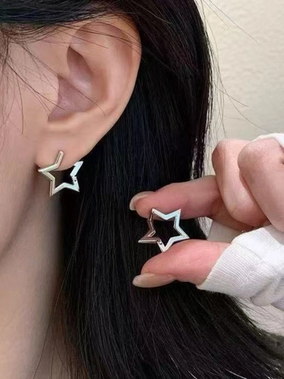 Серьги женские, разные дизайны, маленькие пусеты, бижутерия, подарки для женщин — LUMEST-YULDUZZIRAK-СЕРЕБРН