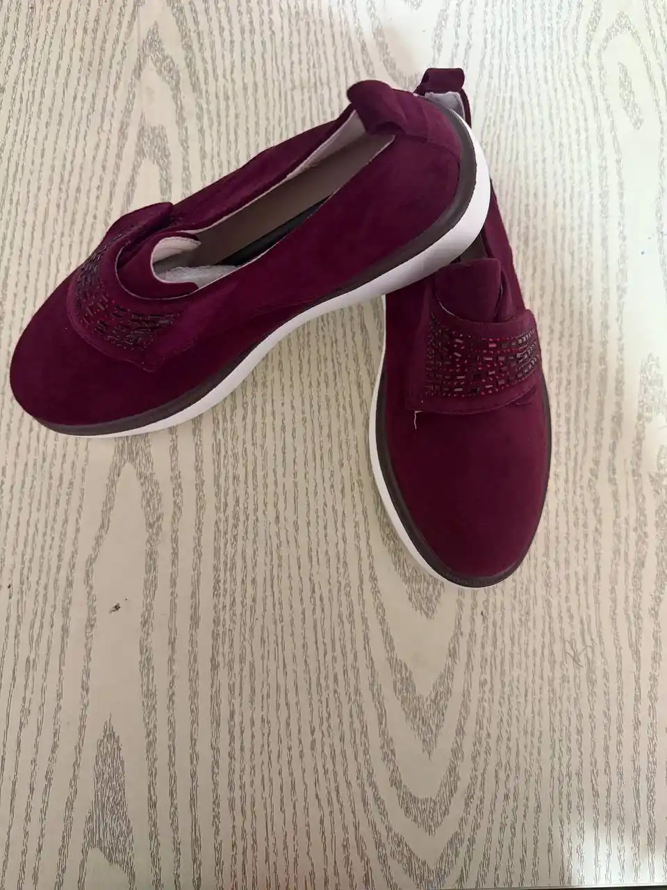 Ayollar uchun lofer, tufli, slipon, mokasin eko-zamsha, qulay, kundalik oyoq kiyim, 36–40