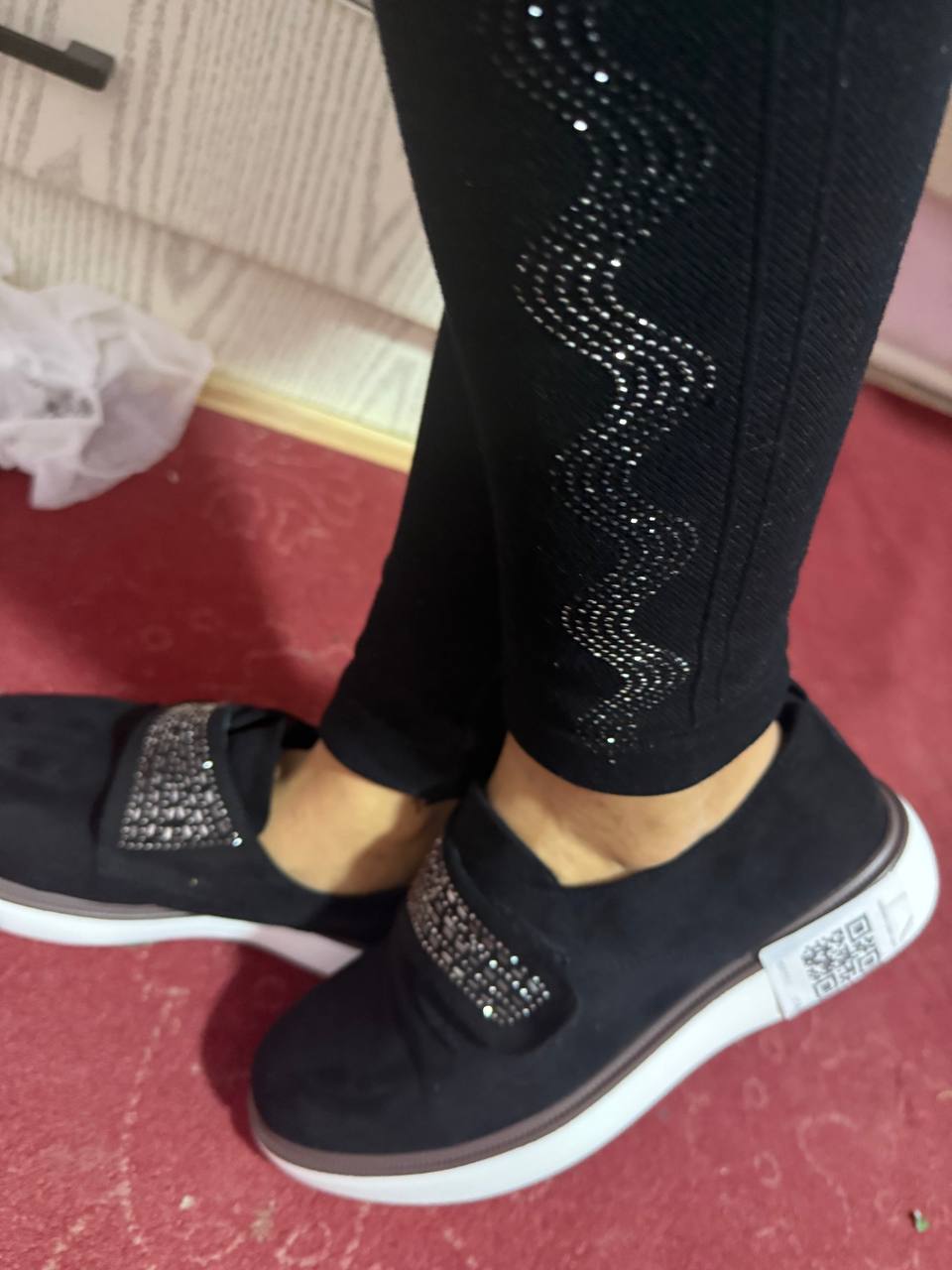Ayollar uchun lofer, tufli, slipon, mokasin eko-zamsha, qulay, kundalik oyoq kiyim, 36–40