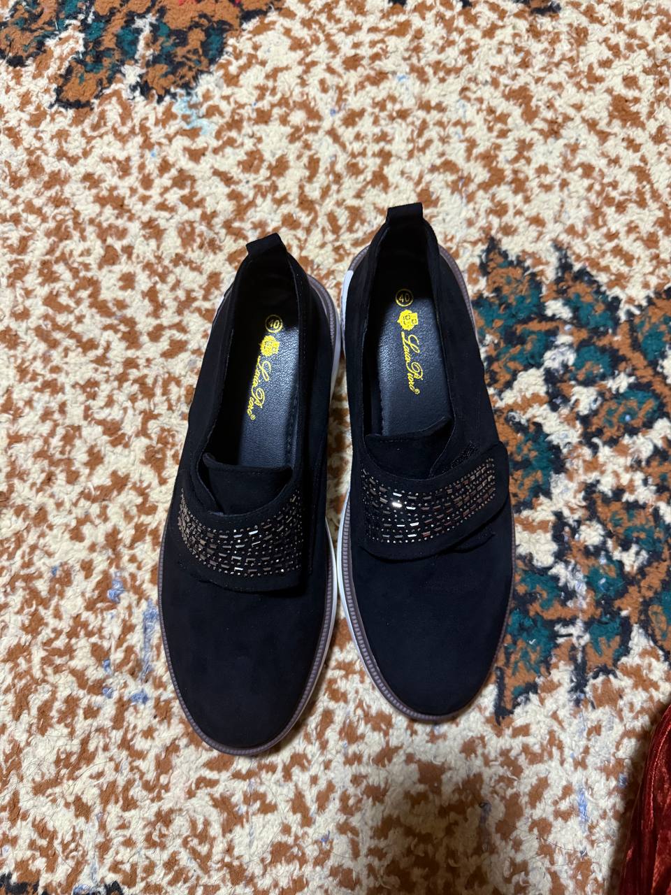 Ayollar uchun lofer, tufli, slipon, mokasin eko-zamsha, qulay, kundalik oyoq kiyim, 36–40
