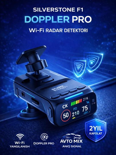 Радар-детектор SilverStone F1 Doppler PRO WI-FI антирадар — AVTOMIХ-DOPPLER