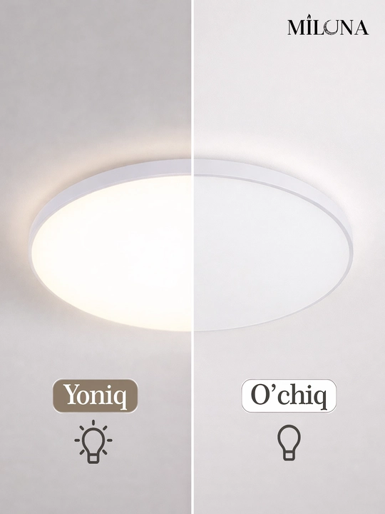 Lyustralar, LED qandil, lustra qandil, plafon, led chiroqlar, 3 xil rejim yonish