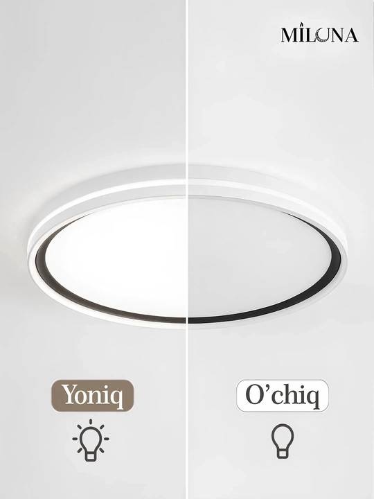 Lyustralar, LED qandil, lustra qandil, plafon, led chiroqlar, 3 xil rejim yonish