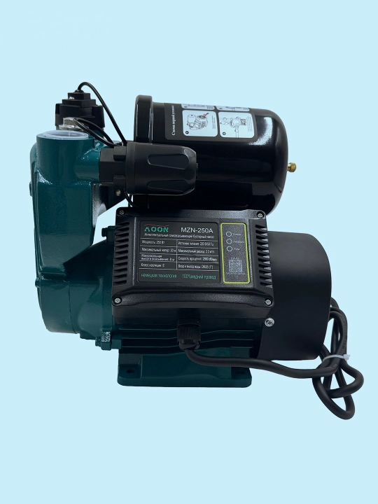Uy va bog' uchun avtomatik o'z-o'zidan ishlaydigan suv nasosi  MZN-250A, 250 Vt - 