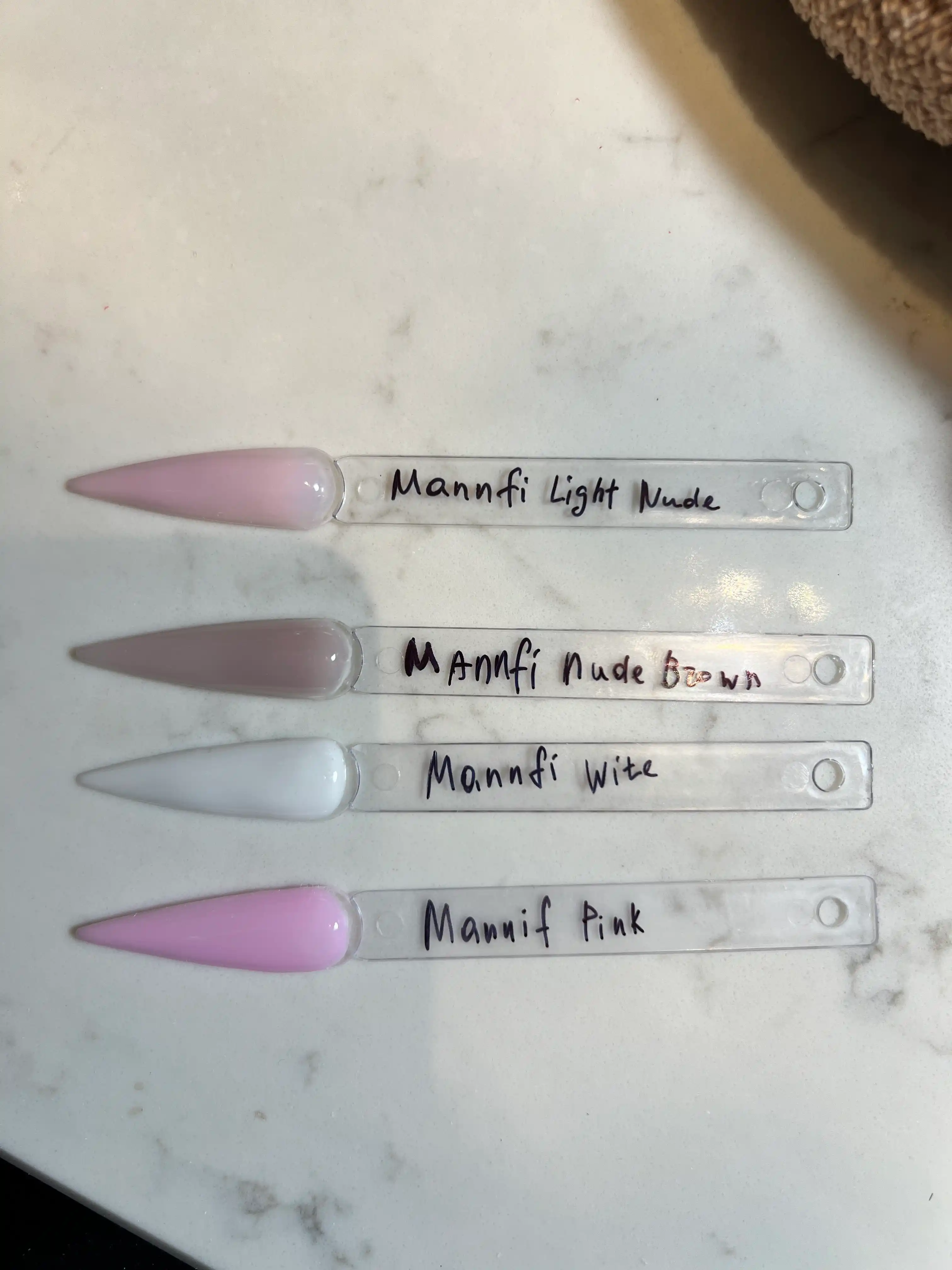 Гель для наращивания и моделирования ногтей цветной, MANNFI, 15 g