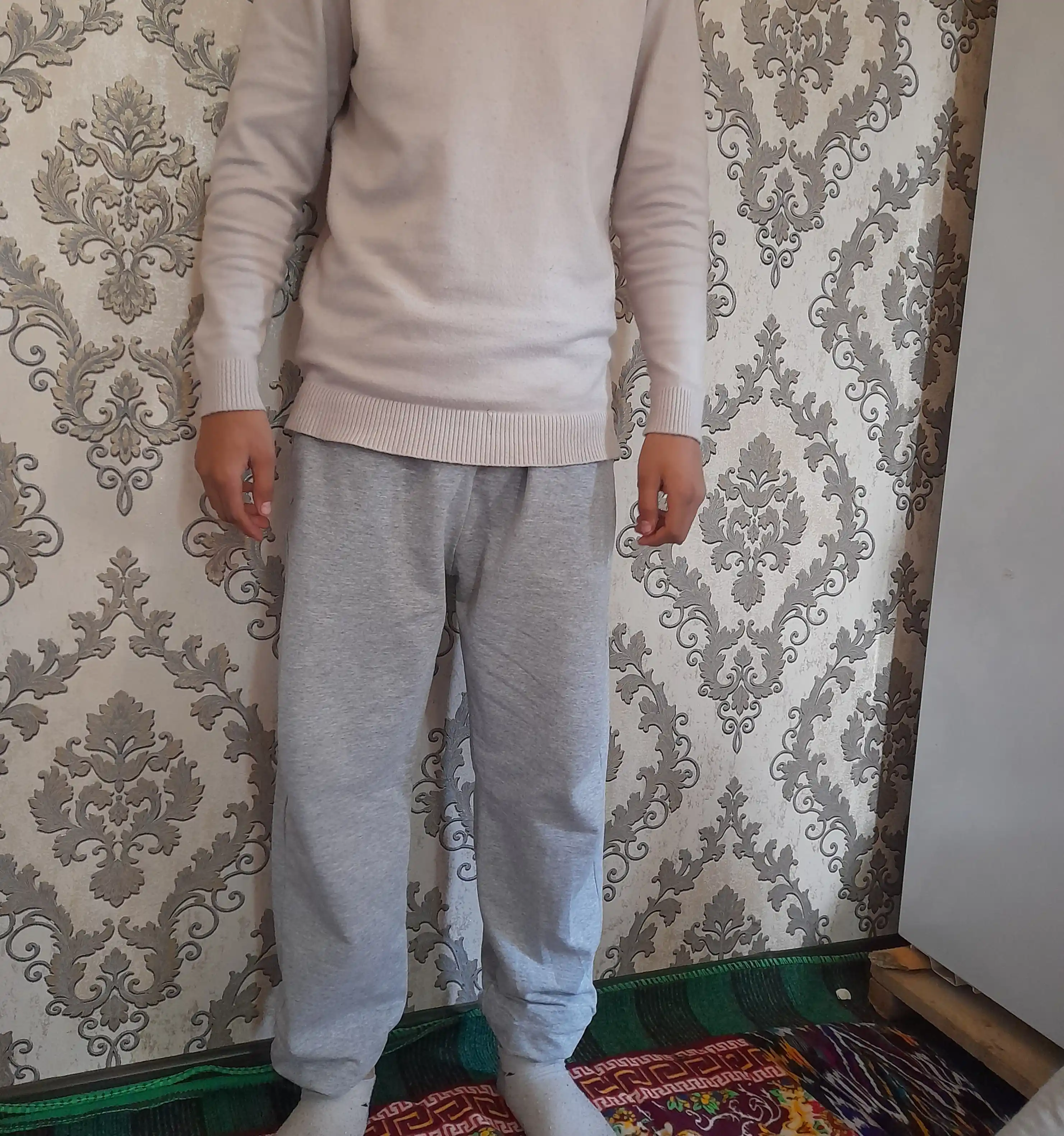 Manjetli triko, erkaklar uchun sport kiyimi, barcha mavsumlar uchun