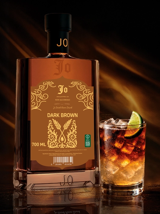 Dark Brown, HALAL, Rom ta'mi alkogolsiz muqobili, Jo Drinks, 700ml - 