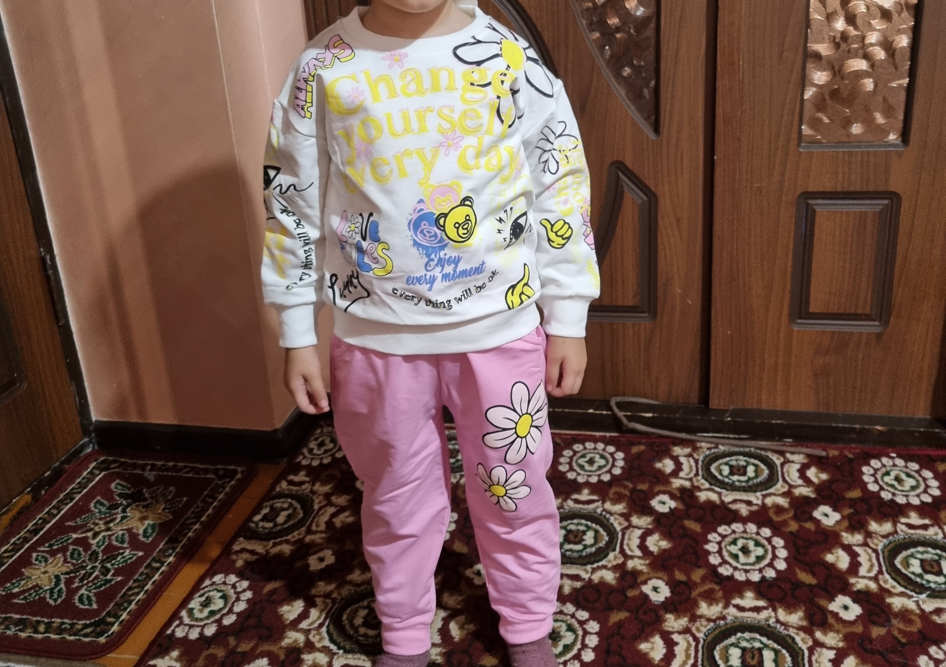 Комплект двойка для девочек, 3-4-5 лет