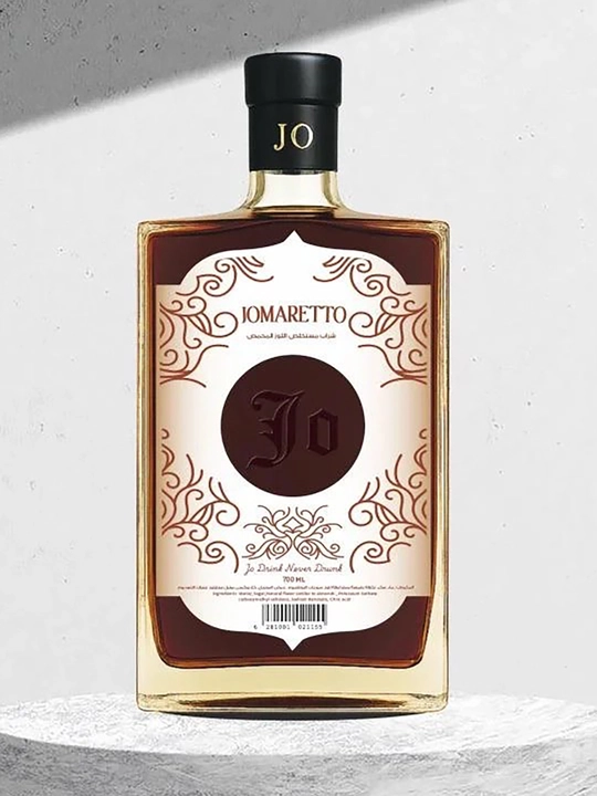 Jomaretto, HALAL, Amaretto ta'mi alkogolsiz muqobili, Jo Drinks, 700ml