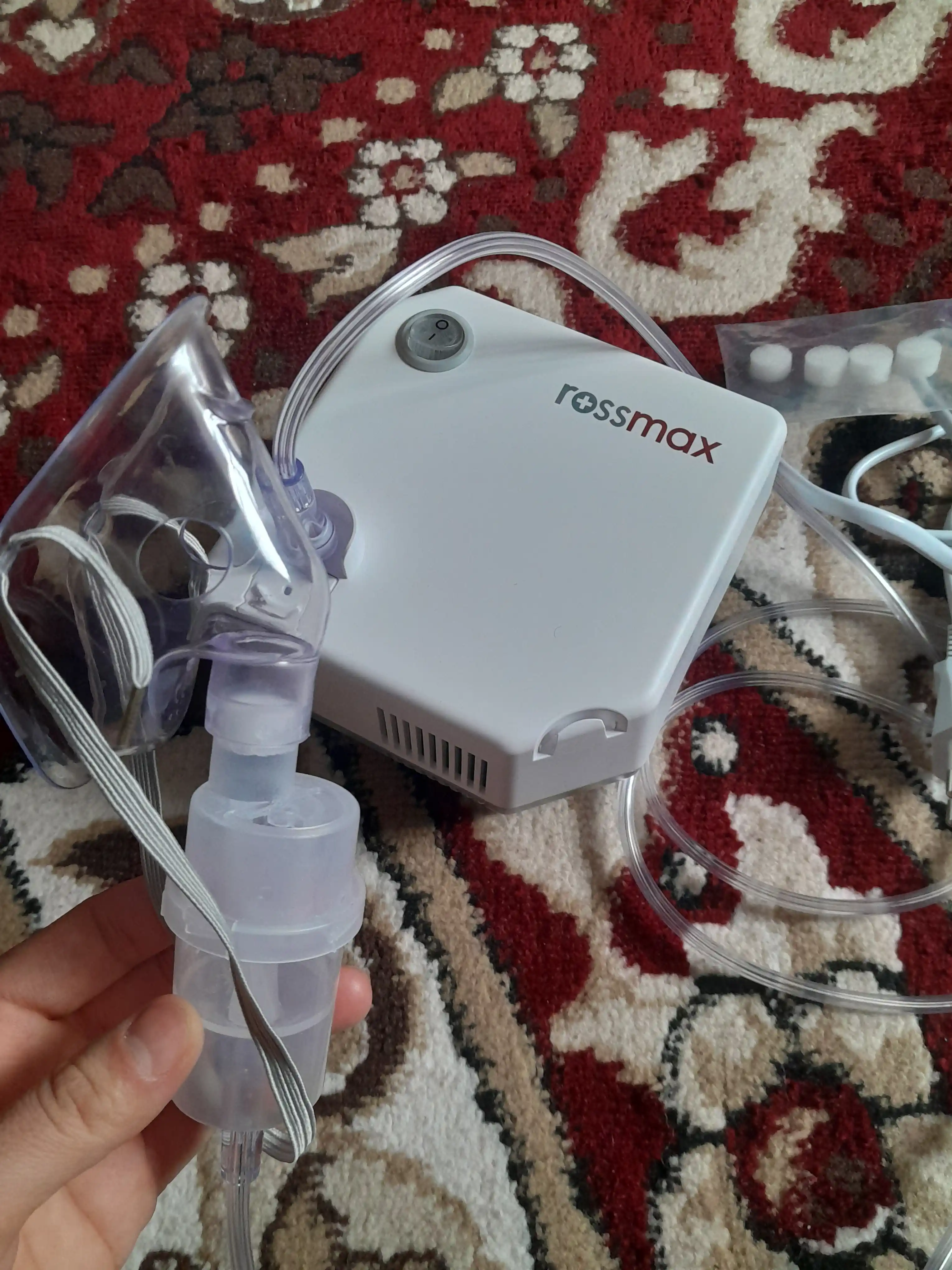 Kompressorlik ingalyator-nebulizer NL100 Rossmax Swiss