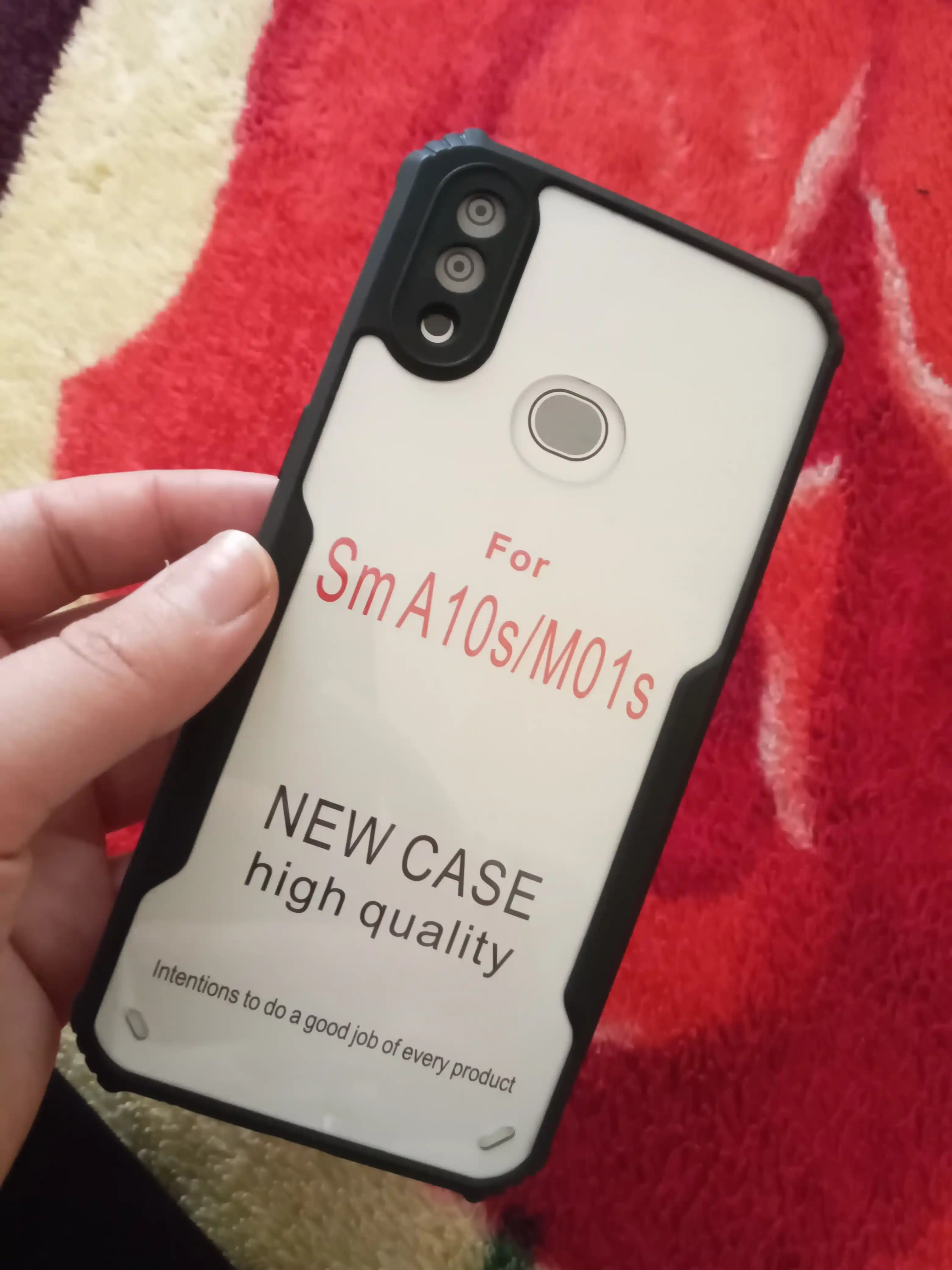 Samsung modellari uchun kuchaytirilgan ramkali shaffof smartfon himoya g‘ilofi
