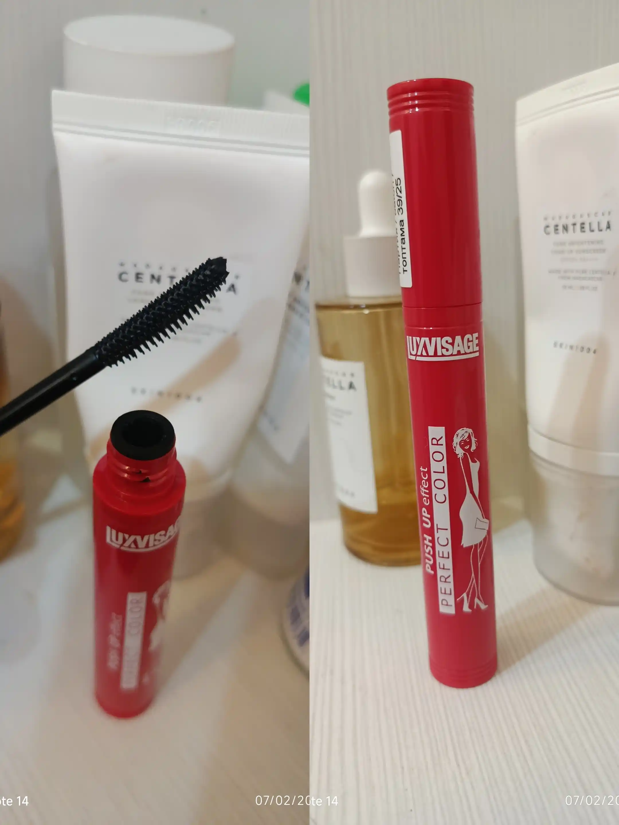 Тушь Perfect Color PUSH UP effect, LUXVISAGE