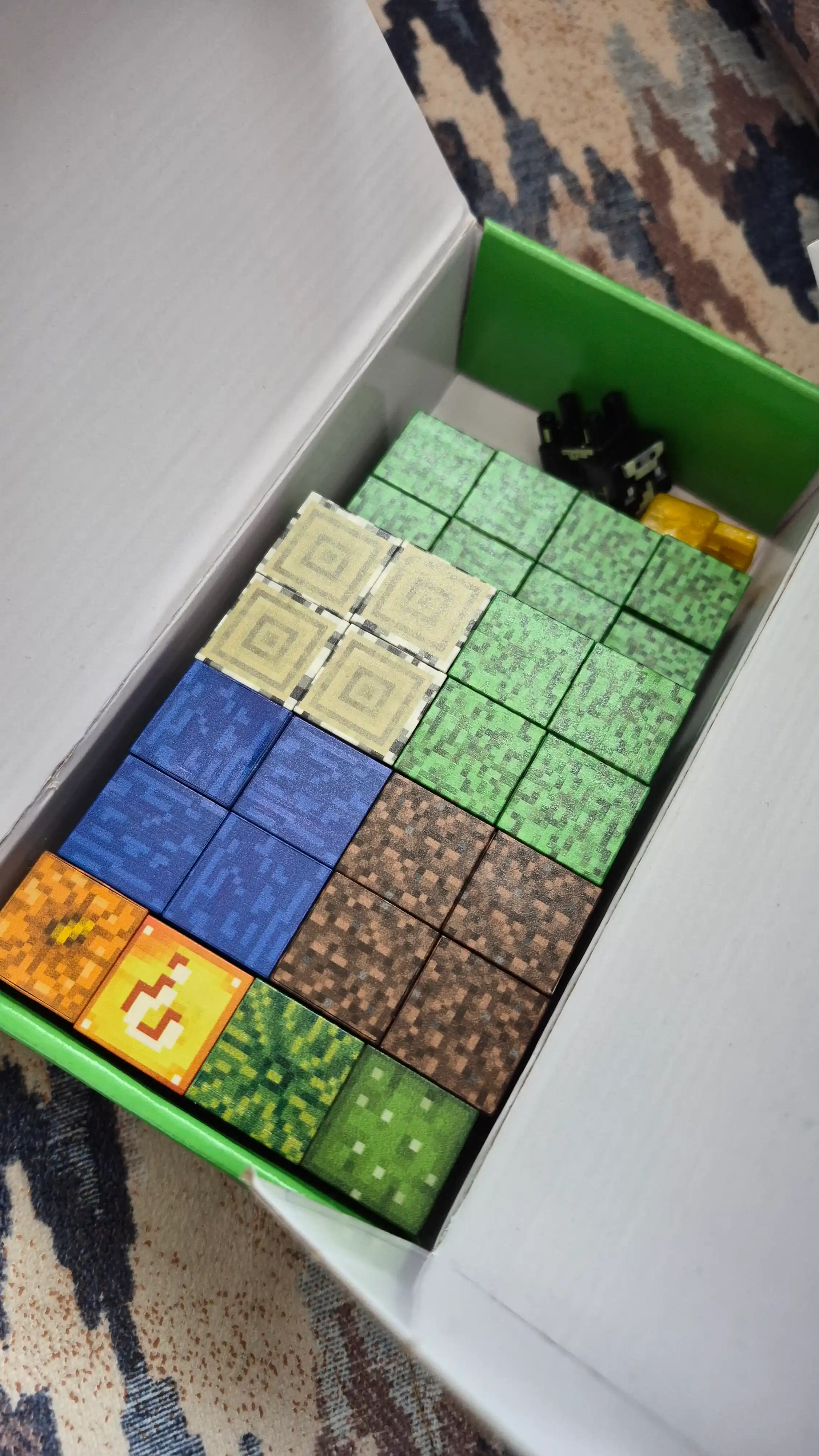 Конструктор магнитный развивающий набор Minecraft