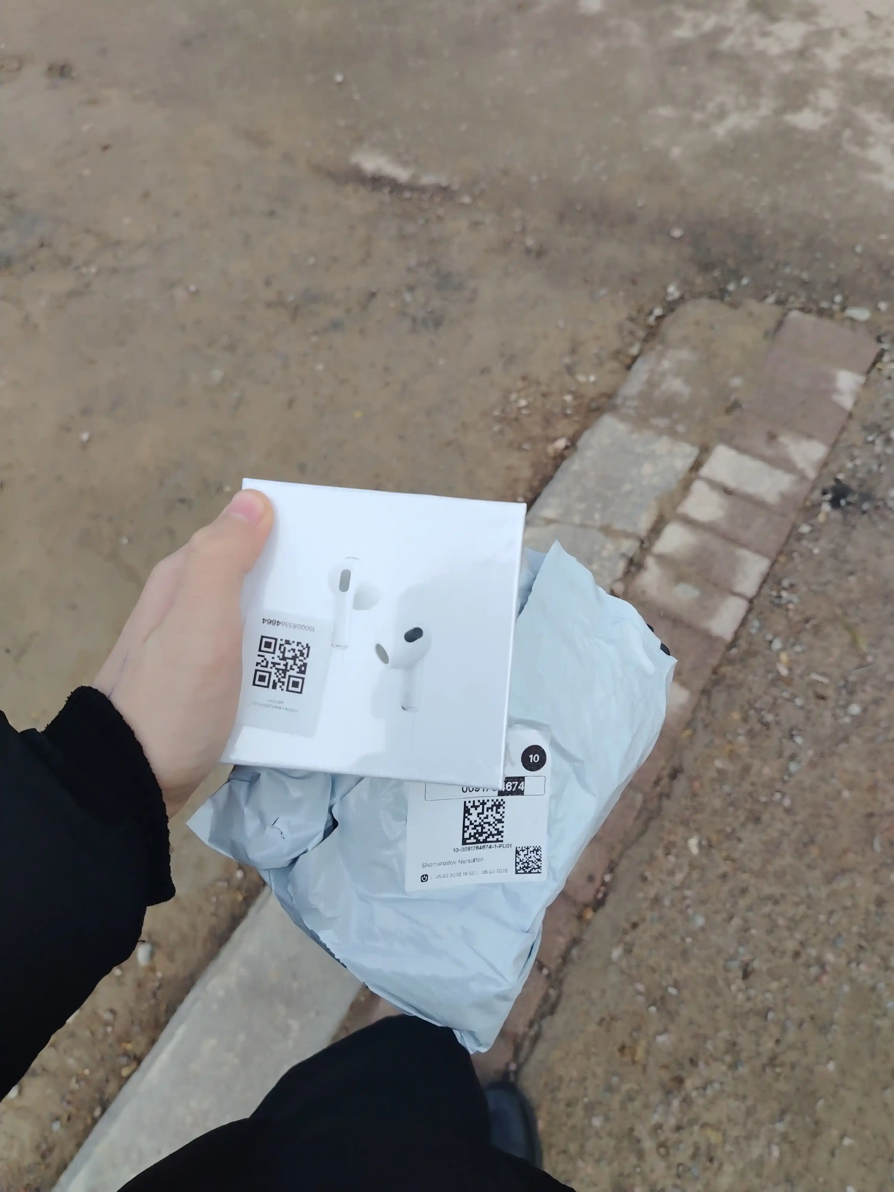 Simsiz quloqchinlar Pods Pro, sensorli, iPhone va Android uchun naushniklar