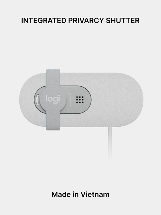 Logitech BRIO 100 1080p Full HD Webcam Off-White Камера