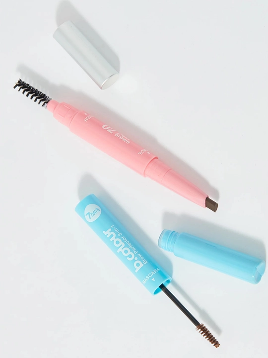 Карандаш для бровей коричневый гель для бровей щеточка 3в1 Brow Perfector тон 02, 03