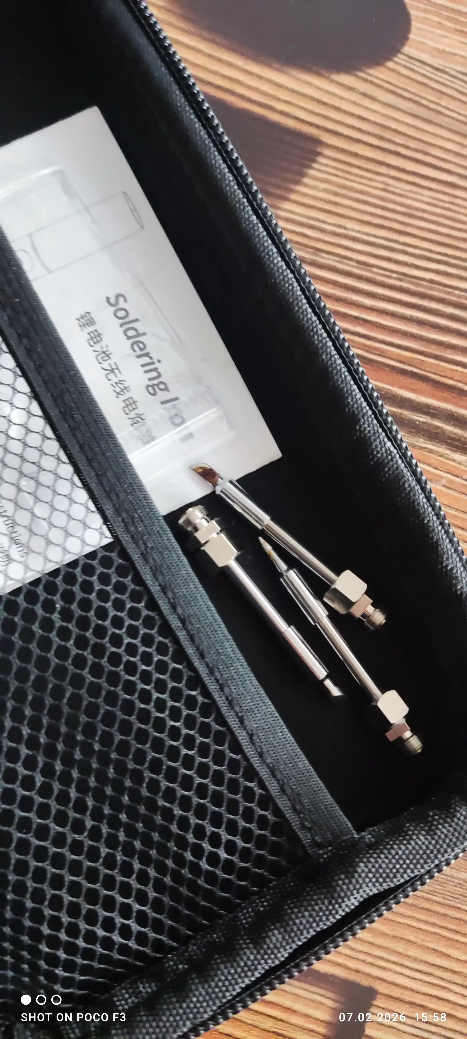 USB 5V litiy batareyali portativ kavsharlagich payalnik