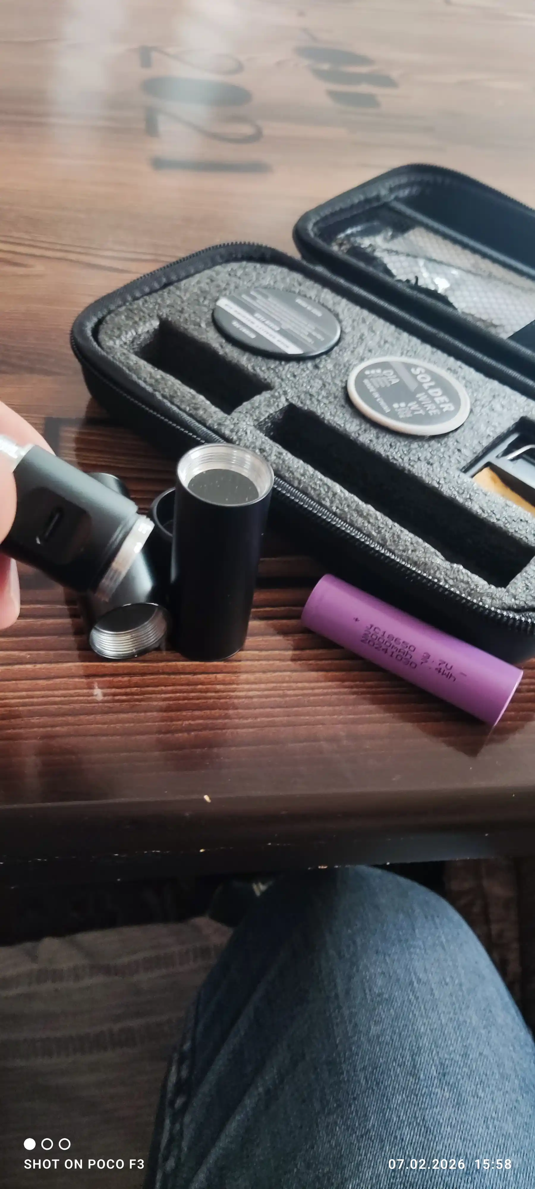 USB 5V litiy batareyali portativ kavsharlagich payalnik