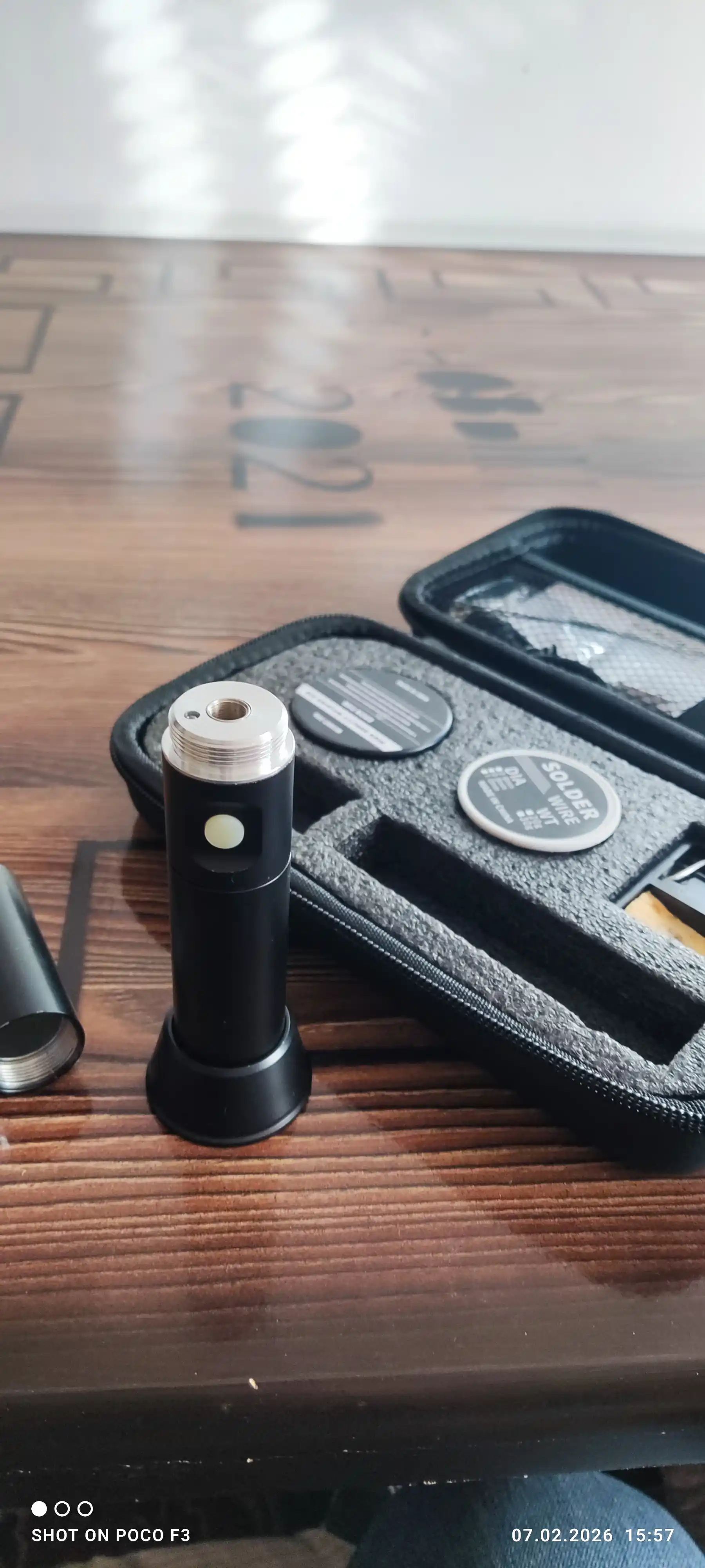 USB 5V litiy batareyali portativ kavsharlagich payalnik