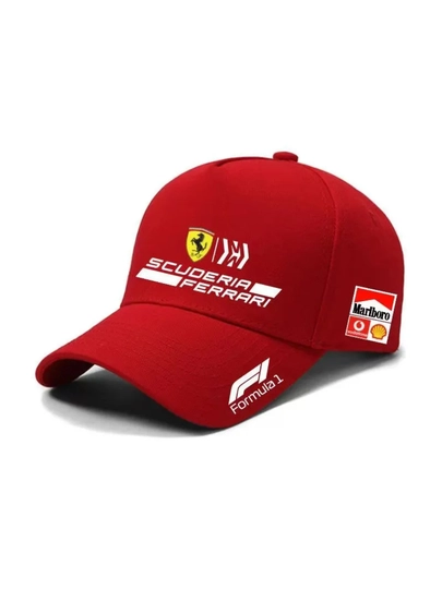 Бейсболка Ferrari F1 для фанатов автоспорта (унисекс) — NOTEKS-FERRARI-КРАСН-60