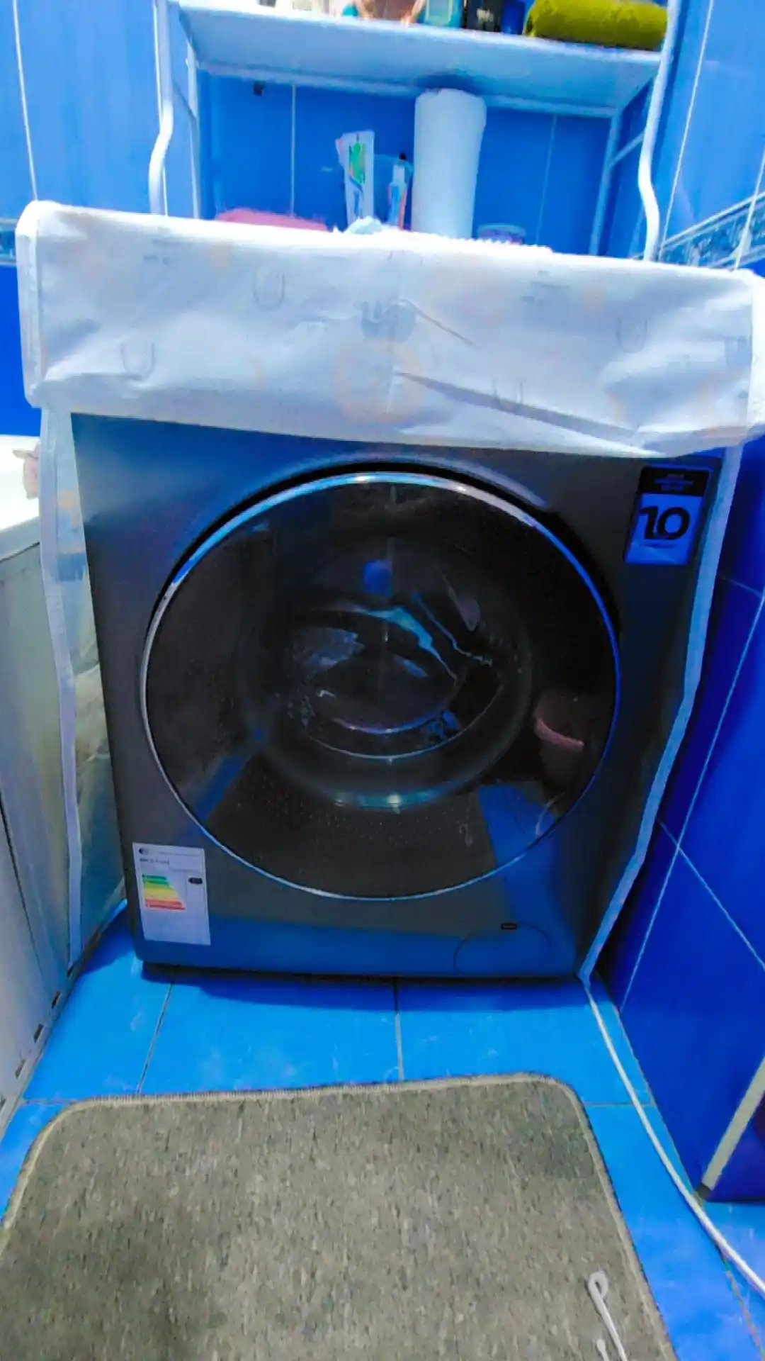Непромокаемый чехол для стиральной машины – PEVA 100%, 58 × 62 × 85 см