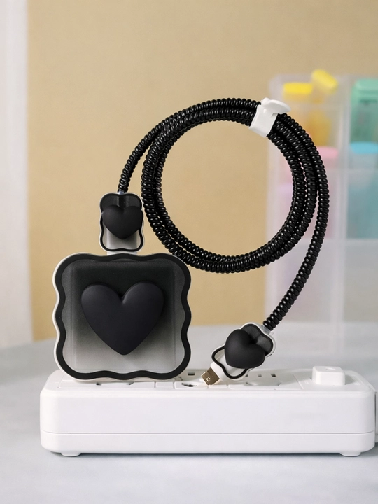 Quvvatlash to‘plami, 2 tasi 1 da, g‘ilof + kabel va adapter himoyasi, simlar uchun organayzer