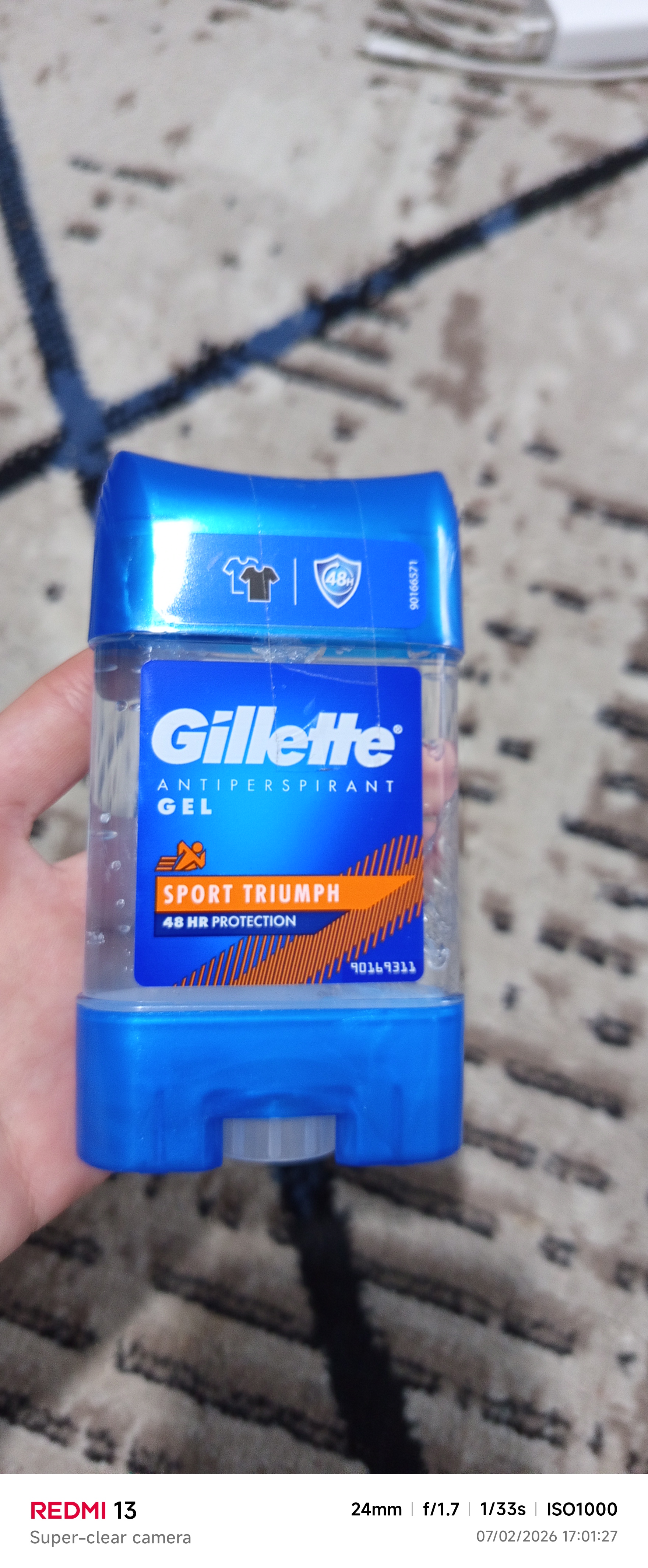 Антиперспирант гелевый Gillette Sport Triumph, 70 мл