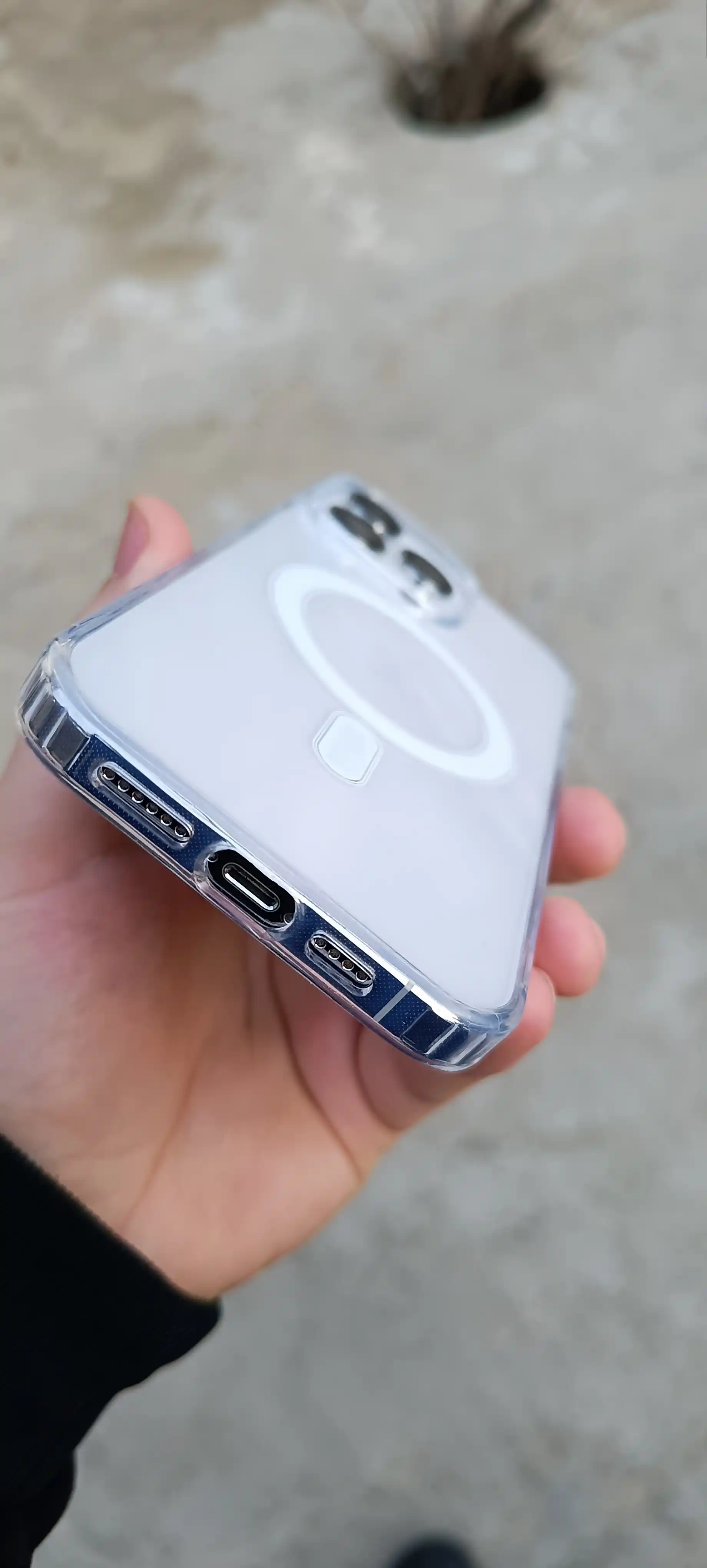 MagSafe чехол для iPhone 12, 13, 14, 15, 16, 17 Pro / Max, прозрачный, акриловый