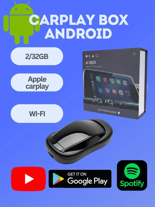 Android CarPlay modul Android 10, 2/32GB, 4/64GB, 8/128GB, SIM va GPS bilan - 