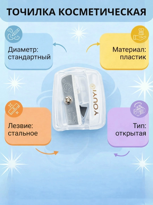 Qalam charxlagich 1 ta teshik | kosmetik charxlagich - 