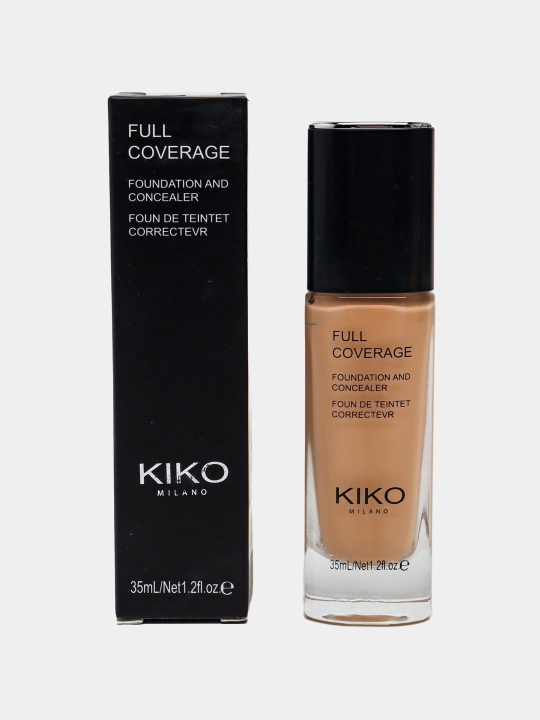 Yuz uchun tonal krem Kiko, matli qoplama bilan, 35 ml - 