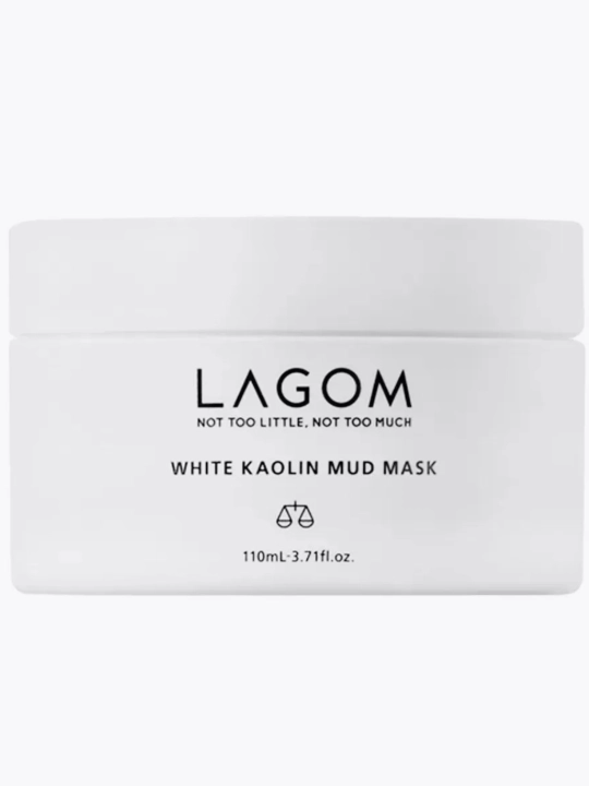 Lagom, отшелушивающая глиняная маска Lagom White Kaolin Mud Mask, 110 мл - 