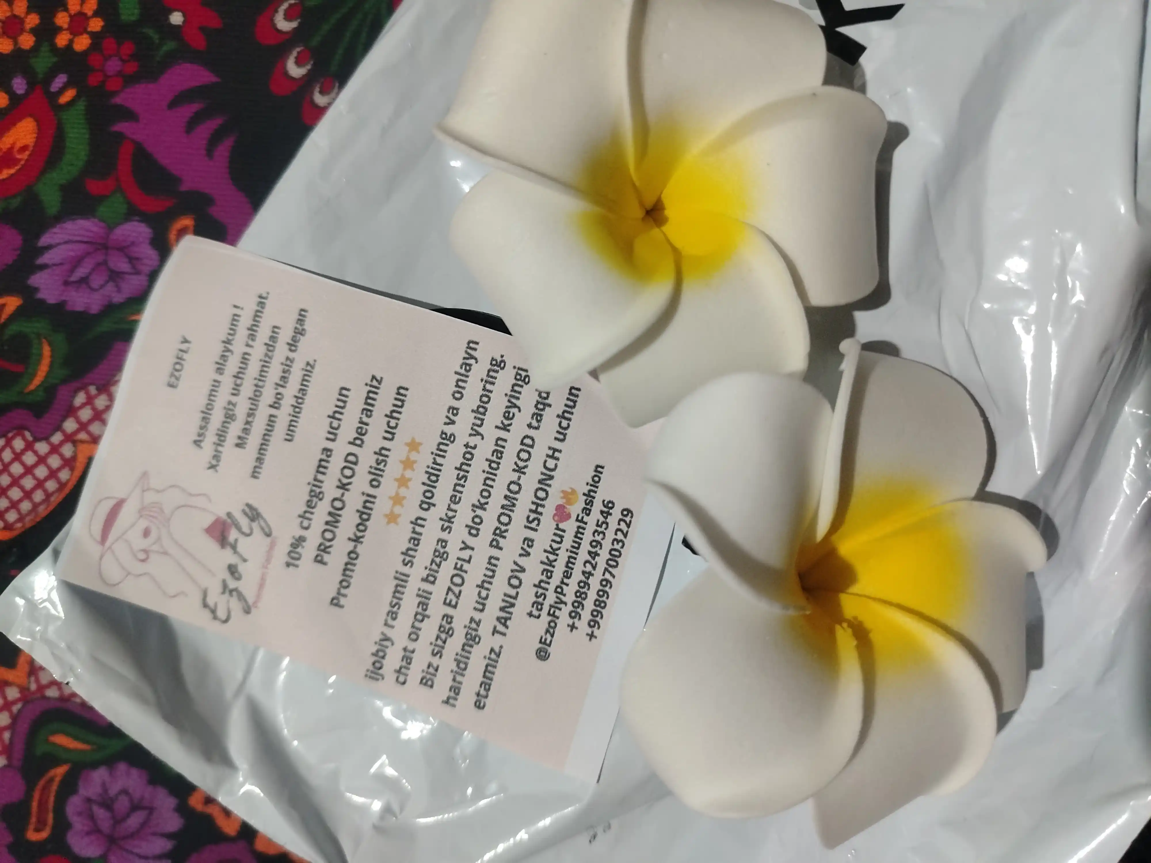 Заколка для волос в виде гавайского цветка, женская заколка цветок, Plumeria