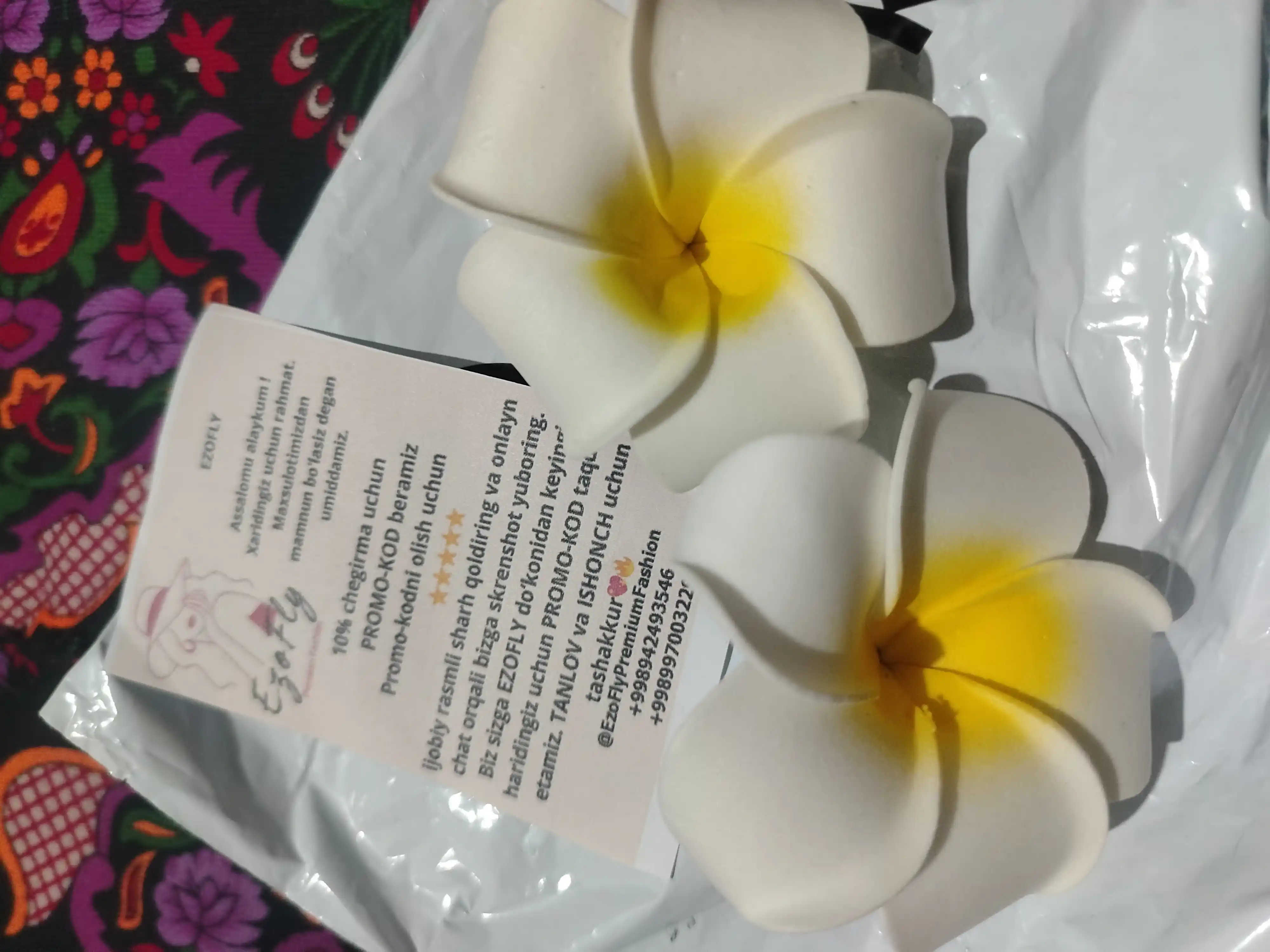Заколка для волос в виде гавайского цветка, женская заколка цветок, Plumeria