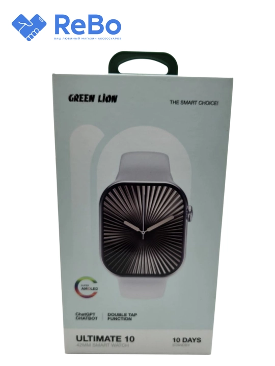 Умные часы Green Lion Ultimate 10, AMOLED-дисплей, ChatGPT, 42, 46, 49 мм - 