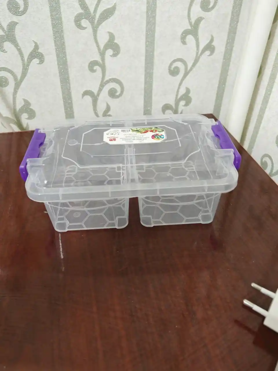 Контейнер для хранения продуктов, прямоугольный, пластиковый