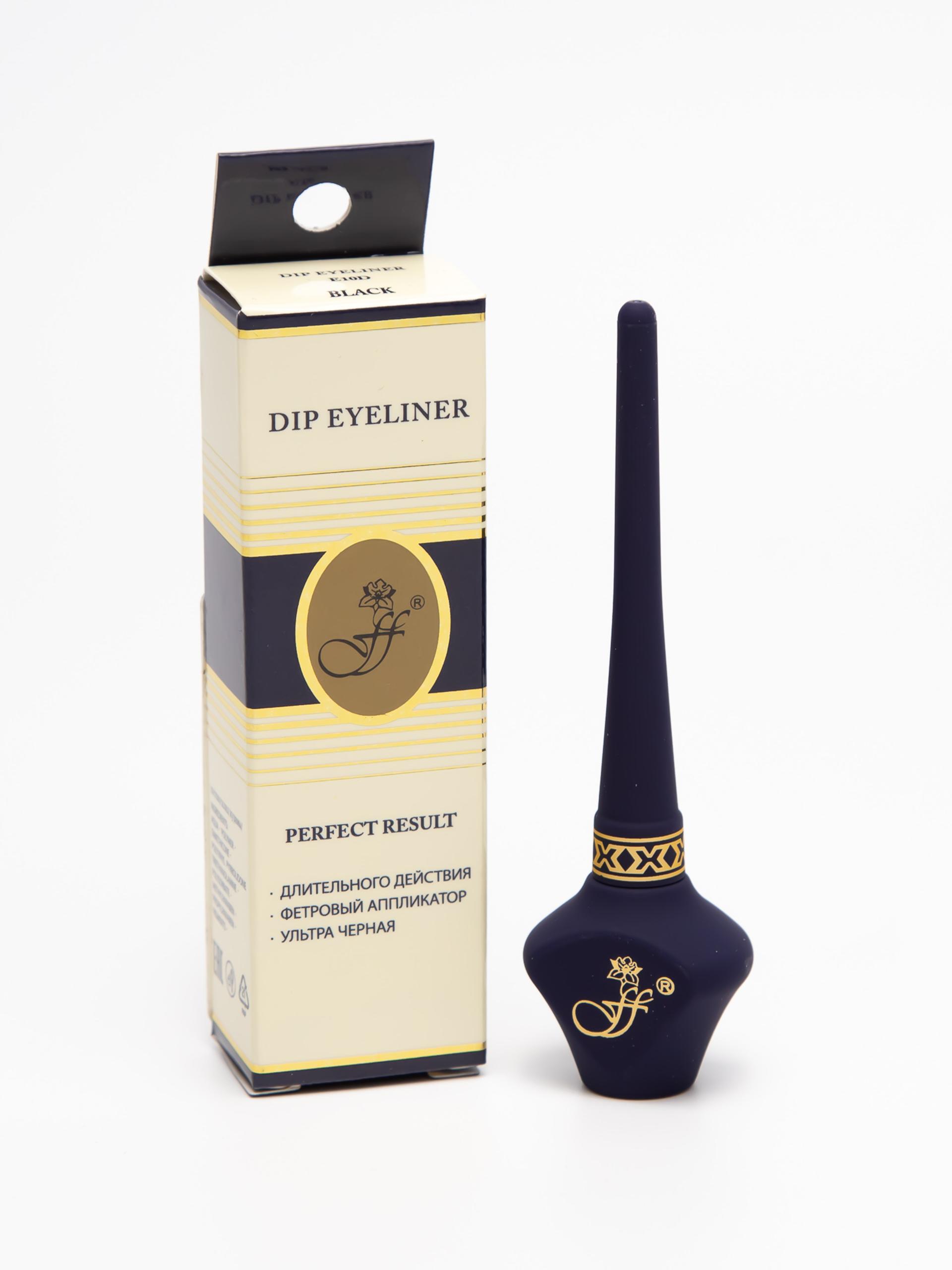 Ffleur Dip Eyeliner — podvodka, suvga chidamli (qora) - 