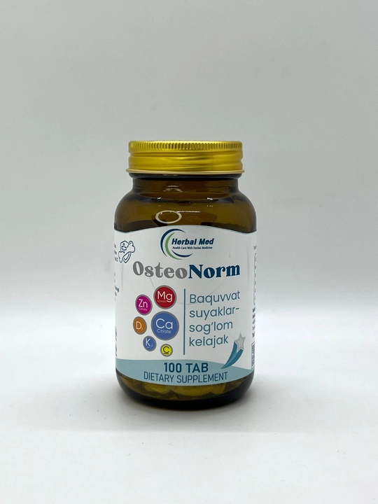 Herbal Med OsteoNorm — комплекс для костей с кальцием, магнием, D3 и K2
