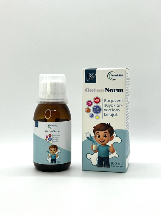 Herbal Med OsteoNorm — комплекс для костей с кальцием, магнием, D3 и K2