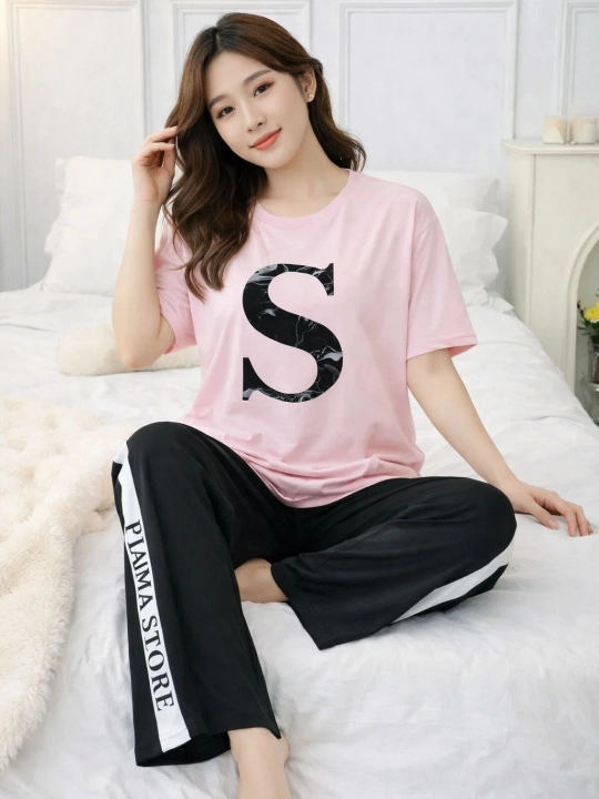 Pijama ayollar uchun, uy kiyimi, yengil matodan, o'lchamlar 46–48–50 M/L