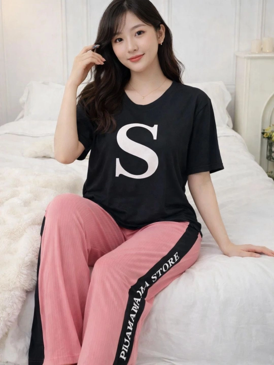 Pijama ayollar uchun, uy kiyimi, yengil matodan, o'lchamlar 46–48–50 M/L